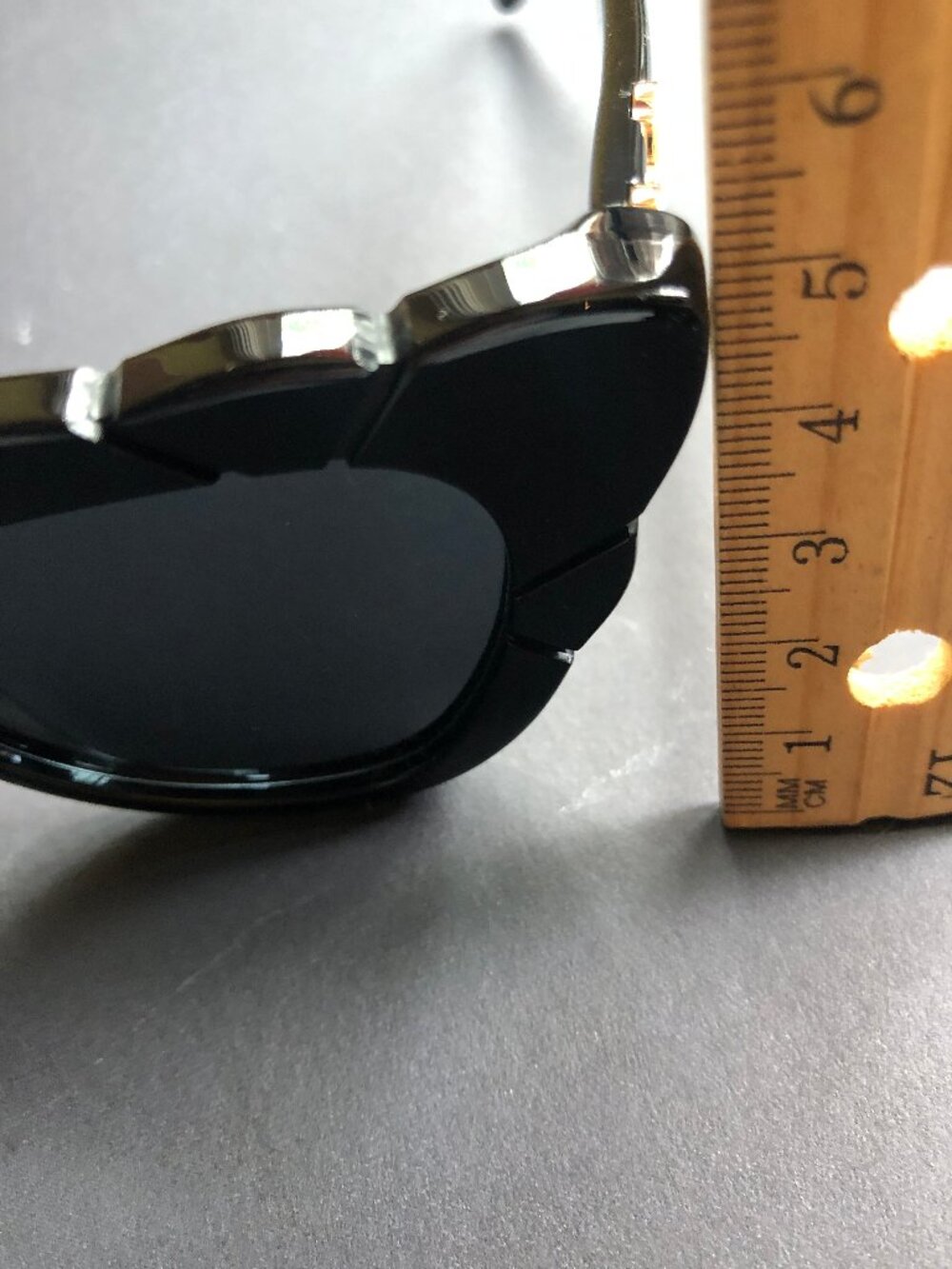 Spell & the Gypsy x pared Marilyn Thick Arm with Solid Grey Lens Sunglasses  NEW - Picture 9 of 12